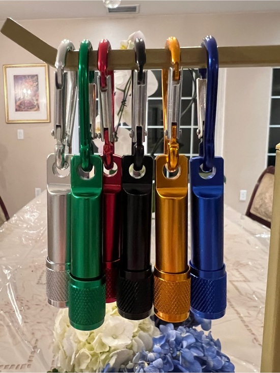 Accessories - LED Flashlight Keychain Bag Charm – Choose Your Color | Purse Accessory